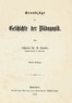 Grundzüge der Geschichte der Pädagogik