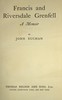Francis and Riversdale Grenfell :  A memoir