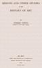 Bernini and other studies in the history of art