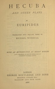 Hecuba and other plays