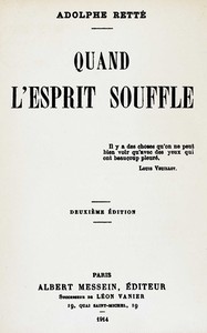 Quand l'esprit souffle