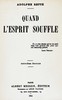 Quand l'esprit souffle
