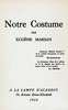 Notre costume
