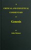 A critical and exegetical commentary on Genesis