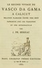 Le second voyage de Vasco da Gama à Calicut :  relation flamande éditée vers MDIV reproduite avec une introduction et une traduction par J. Ph. Berjeau
