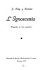 L'ignoscenta :  Tragedia en tres quadros
