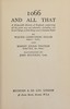 1066 and all that :  A memorable history of England, comprising all the parts you can remember, including 103 good things, 5 bad kings and 2 genuine dates