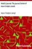 Amiel's Journal: The Journal Intime of Henri-Frédéric Amiel