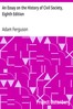 An Essay on the History of Civil Society, Eighth Edition