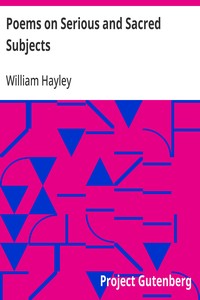 Poems on Serious and Sacred Subjects