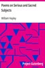 Poems on Serious and Sacred Subjects