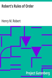 Robert's Rules of Order