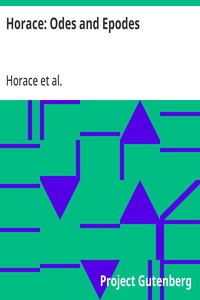 Horace: Odes and Epodes