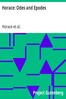 Horace: Odes and Epodes